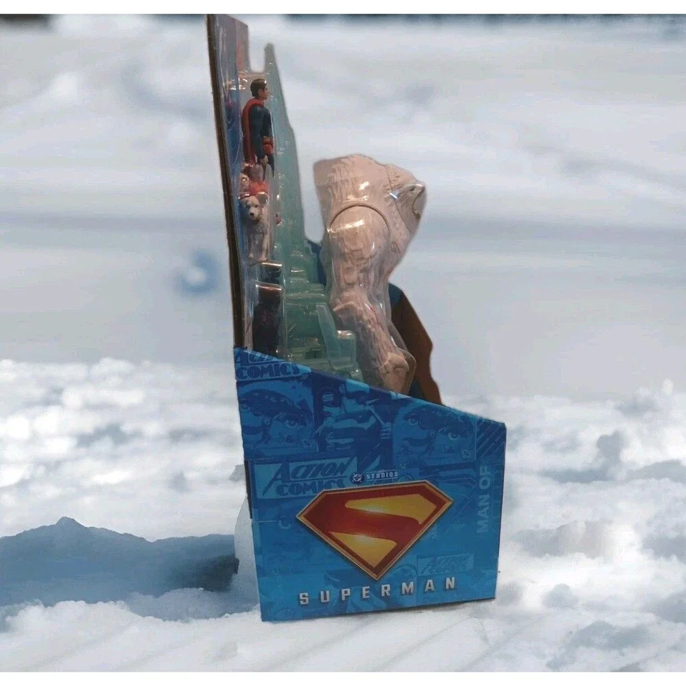 Spin Master DC Studios Superman Fortress of Solitude Battle Set Figures Included